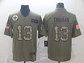 Nike Saints 13 Michael Thomas 2019 Olive Camo Salute To Service Limited Jersey,baseball caps,new era cap wholesale,wholesale hats